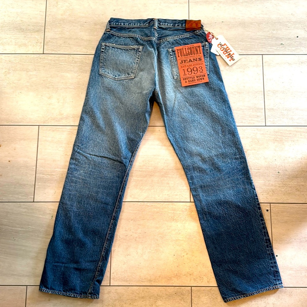 Fullcount 1314-0105 13.7oz wide straight jean-Darford wash